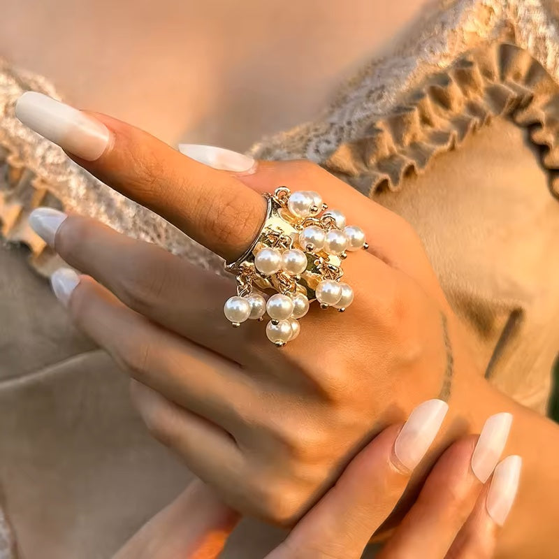 Sugar Pearl Party Ring