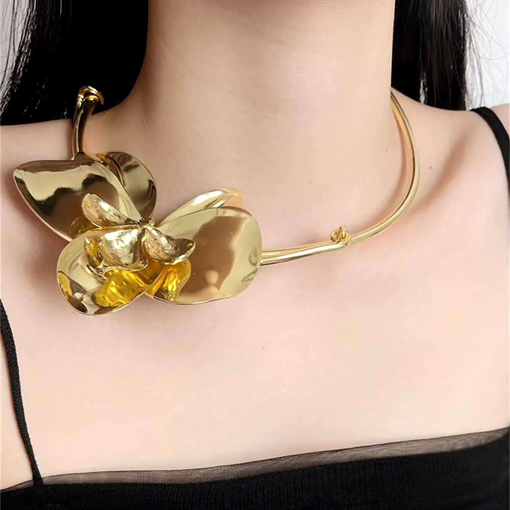 Golden Orchid Neckhugger