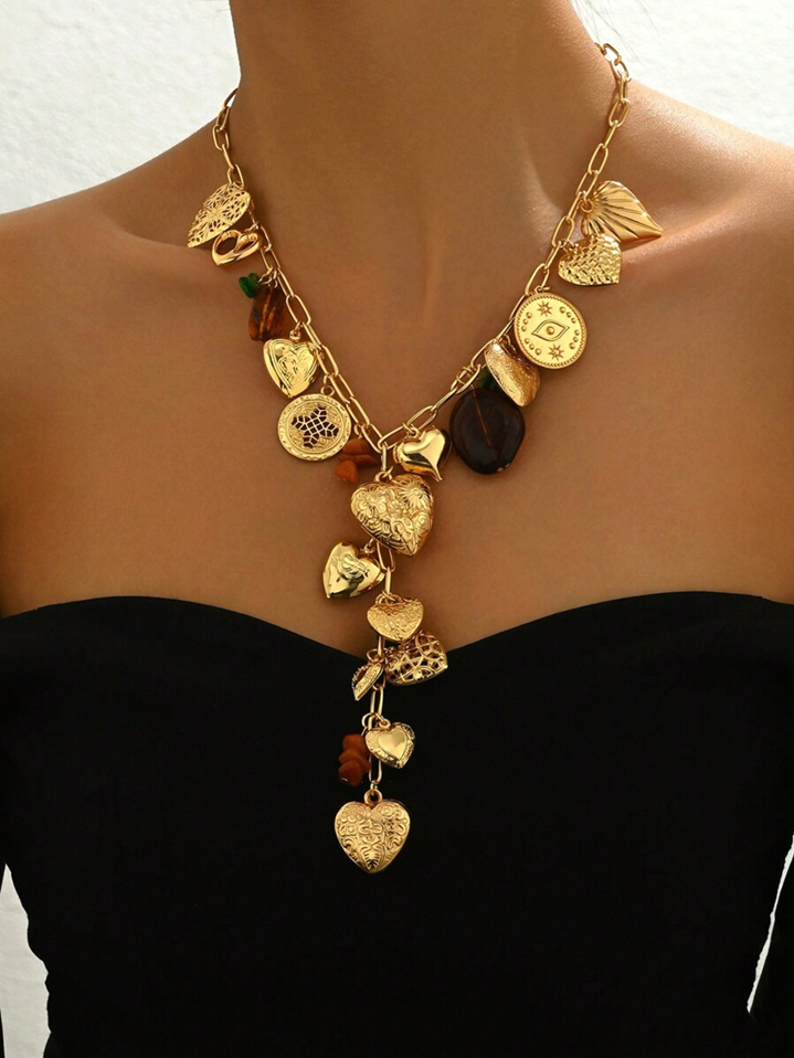 Golden Whimsy Charm Lariats