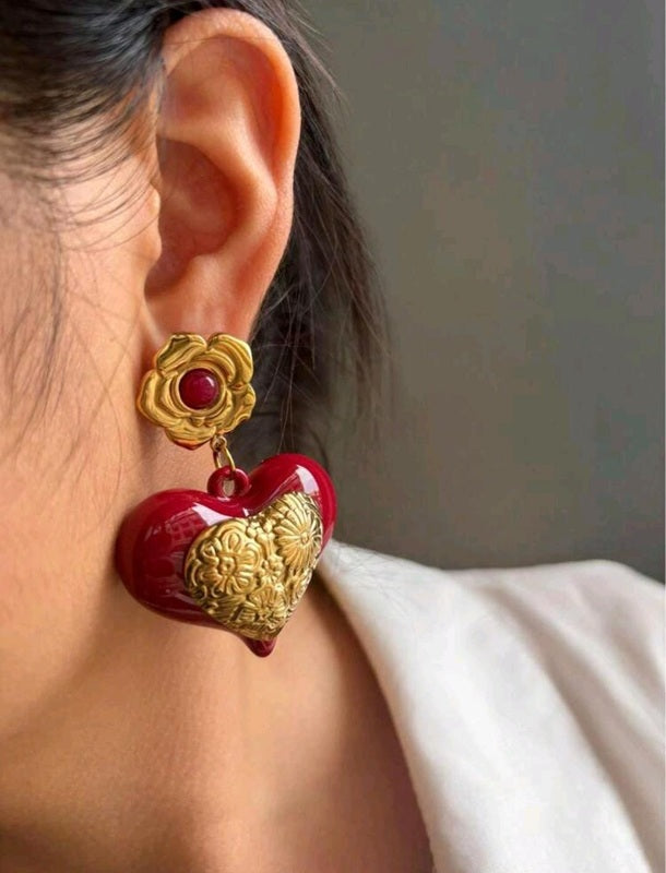 The Heart & Rose Drops