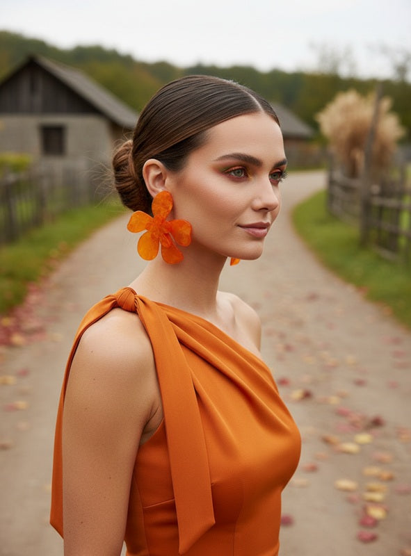 Sunset Petal Studs