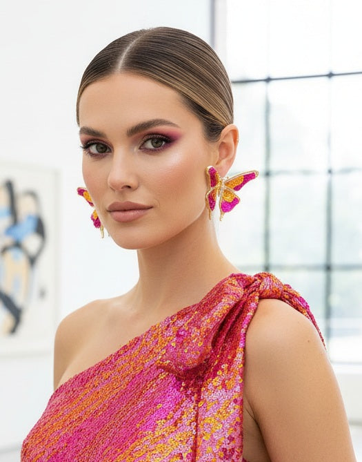 Flutter Pop Clip Studs