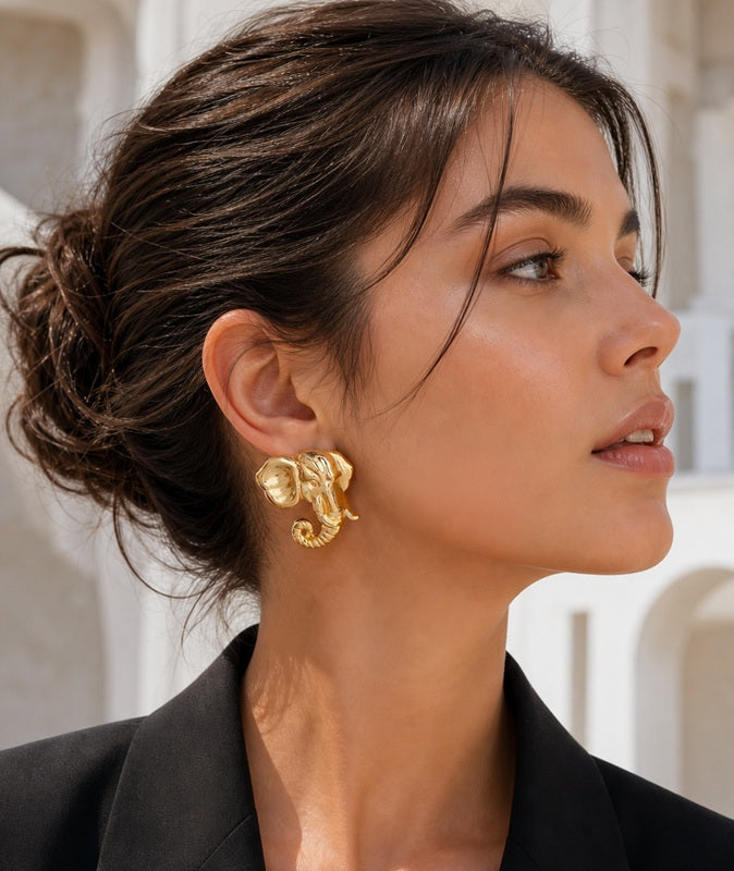 Ganesha Glow Studs