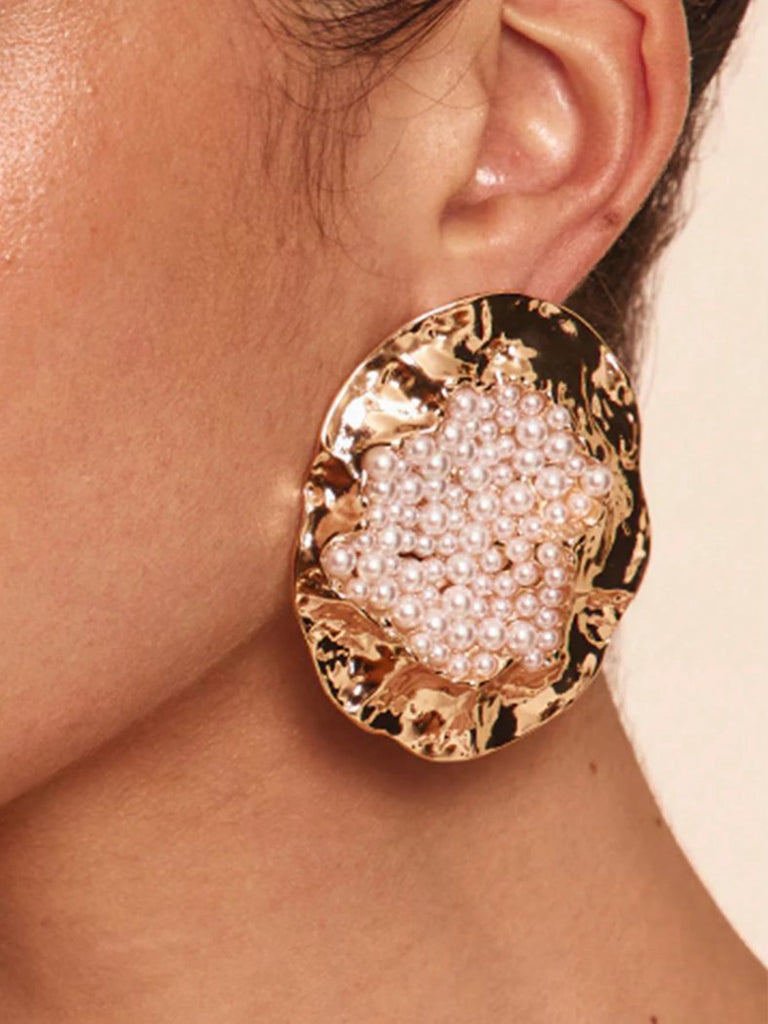 Pearl Tide Statement Studs