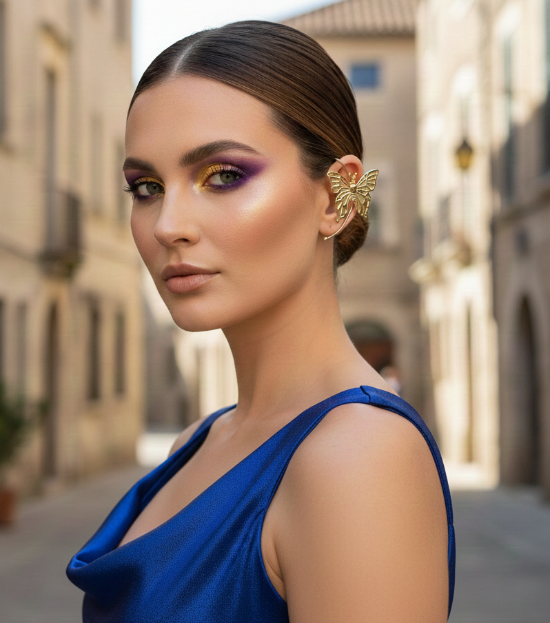 The Gilded Flutter Ear Cuff