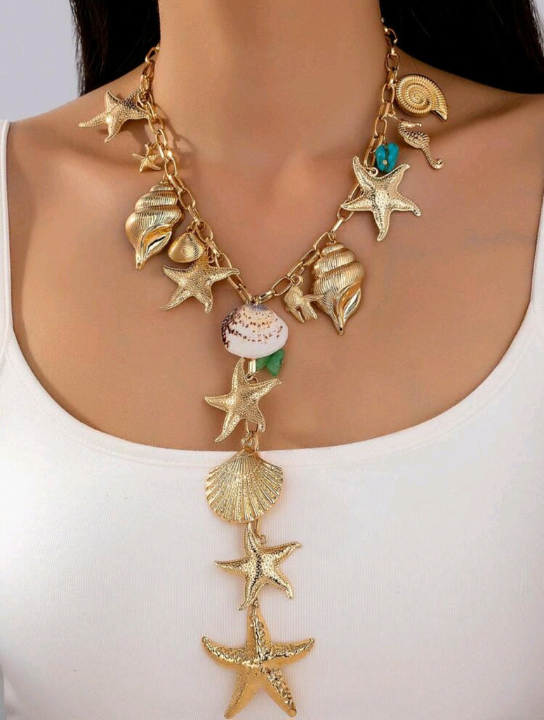 Golden Whimsy Charm Lariats