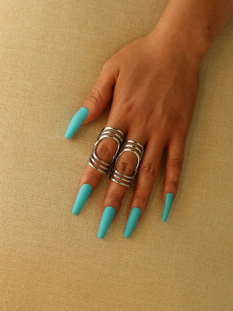 Hollow Out Rings - Set of 2